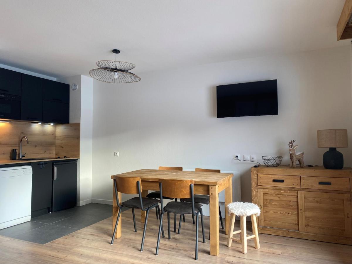 Appartement Renove T2, Vue Montagne Samoens Ngoại thất bức ảnh