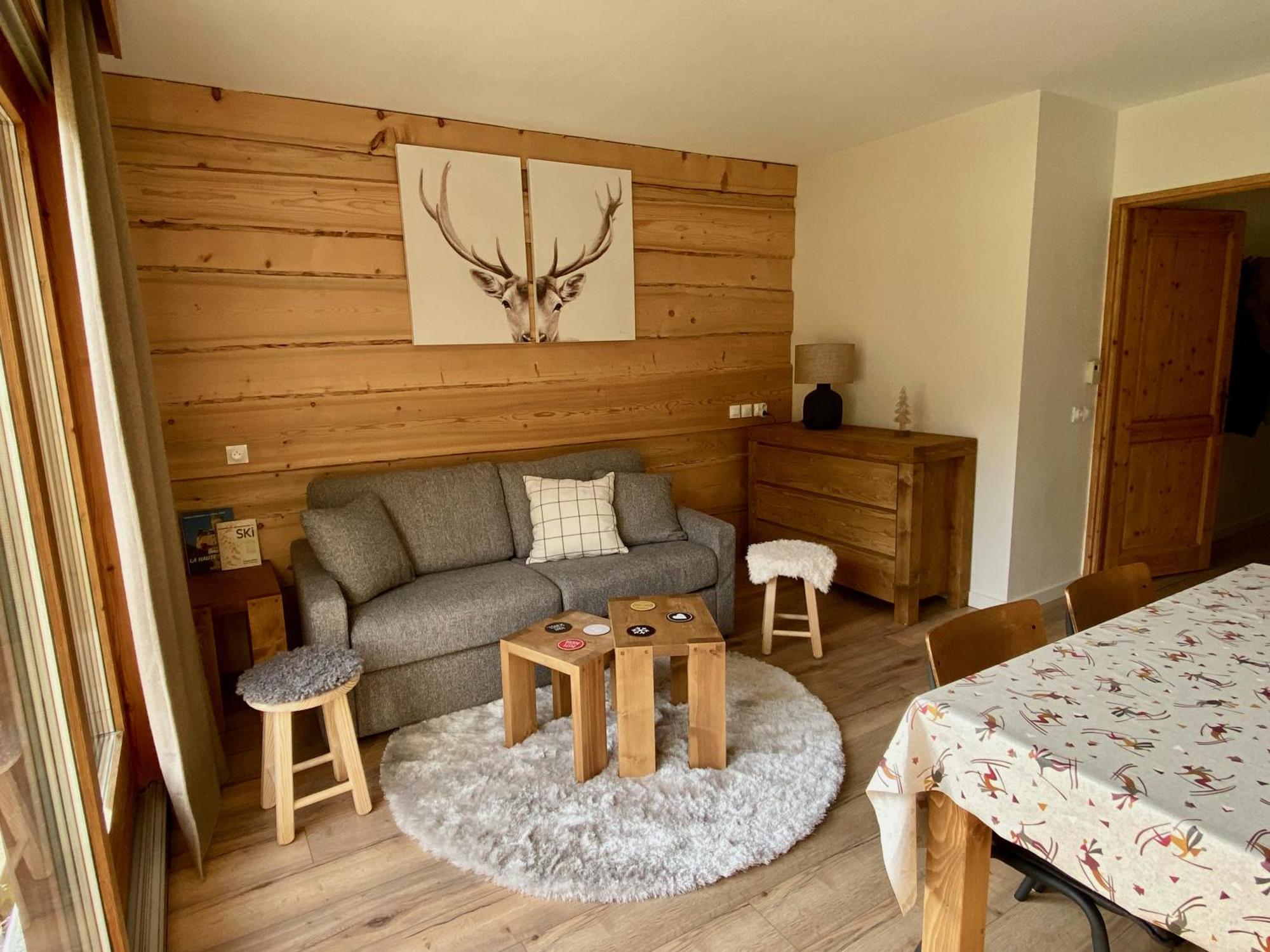 Appartement Renove T2, Vue Montagne Samoens Ngoại thất bức ảnh