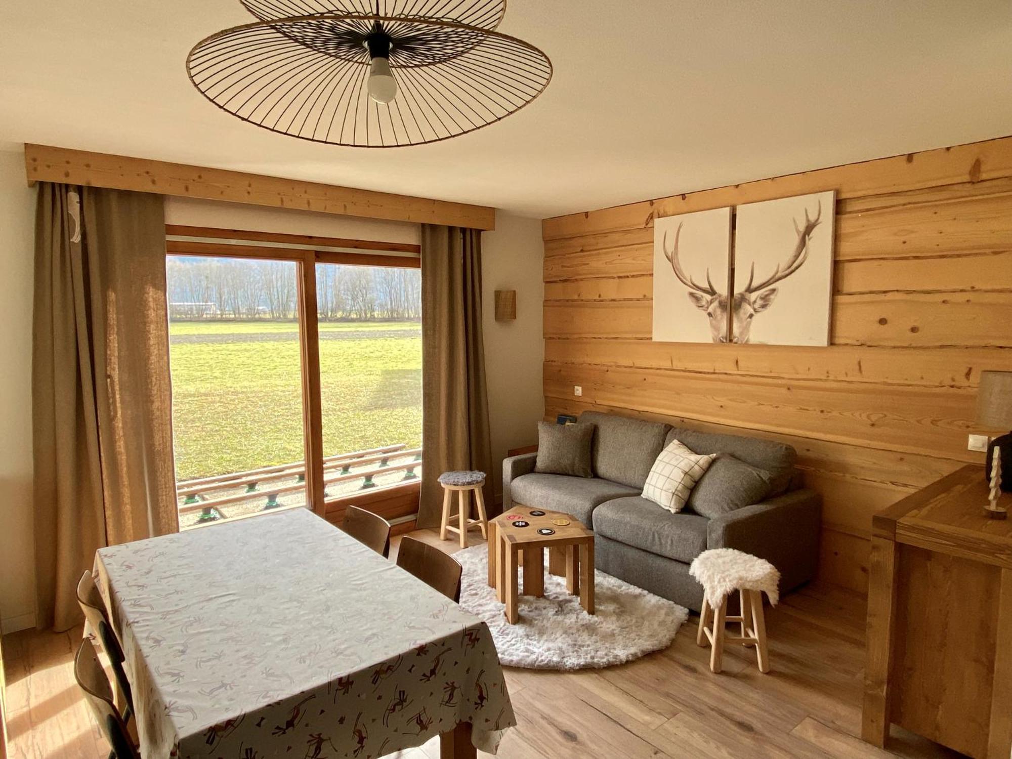Appartement Renove T2, Vue Montagne Samoens Ngoại thất bức ảnh